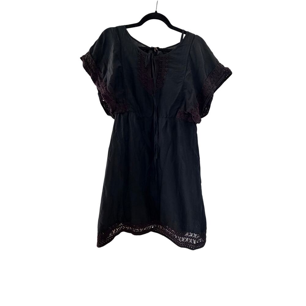 Anthropologie HD In Paris Crochet Lace Kimono Dress